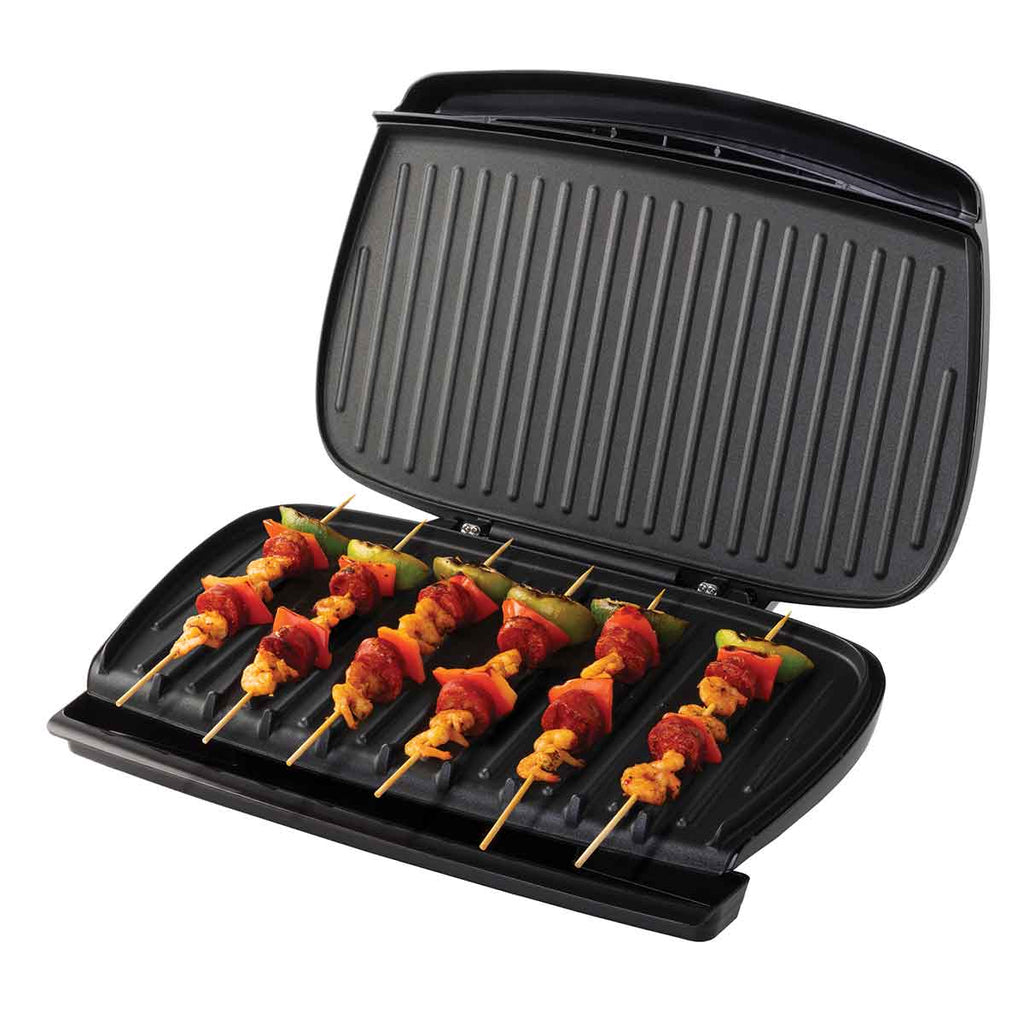 George Foreman 23440 2400W 10-Portion Entertaining Health Grill - Black