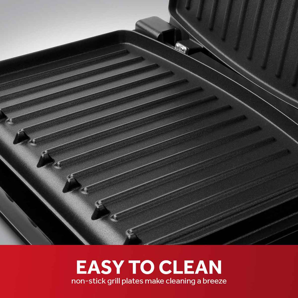 George Foreman 23440 2400W 10-Portion Entertaining Health Grill - Black