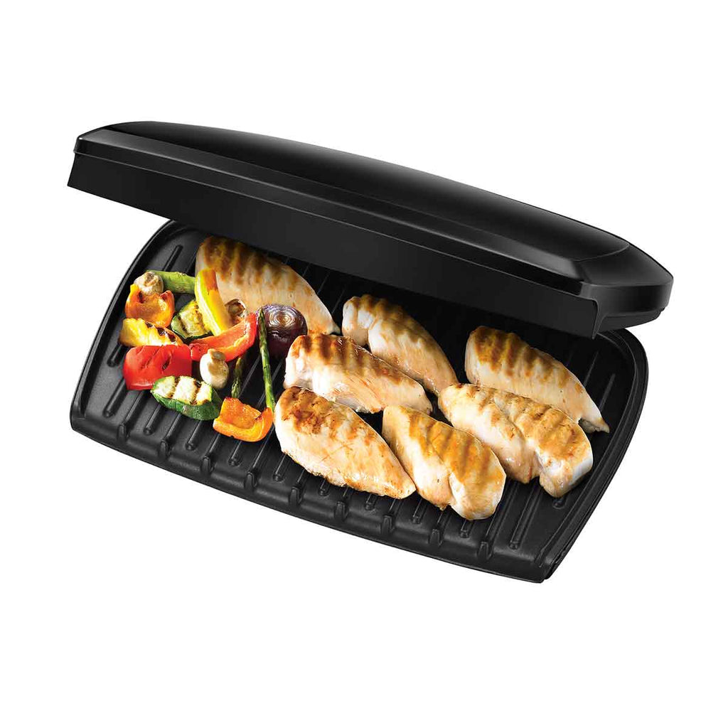 George Foreman 23440 2400W 10-Portion Entertaining Health Grill - Black